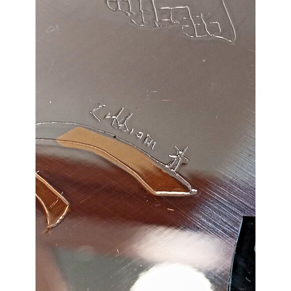 Rare Pamar MGM INOX 18/10 Swarovski Crystal Signed Artist Gold Etched With Box - Picture 2 of 16